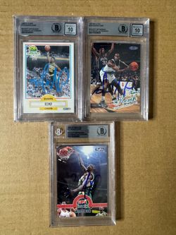 3 Shawn Kemp autograph and grade