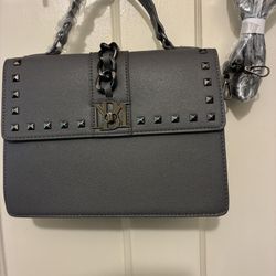 Badgley Mischka Crossbody with Gunmetal Chain Detail