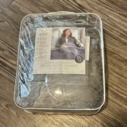 Heated Blanket Twin size Gray