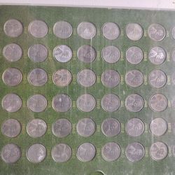 48 Penny's  1943 war pennys