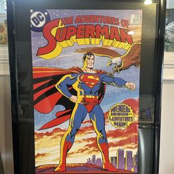 The Adventures of Superman #424 Framed Poster