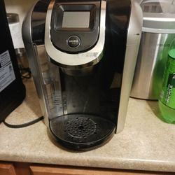 Keurig 2.0 K2.0-400 Brewing System K-Cup Coffee Maker Black Silver