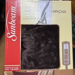 Heated Blanket / Throw $15 New