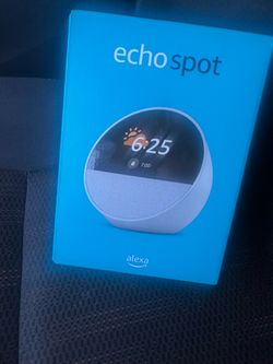 Amazon Echo Spot Smart Alarm Clock speaker ew