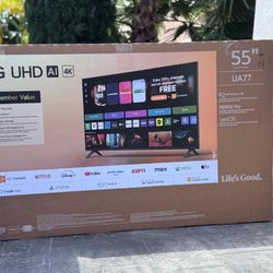 55ua77 55” Lg smart 4k led Uhd tv
