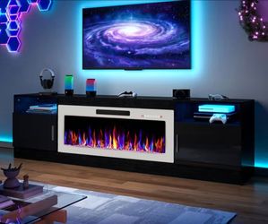 TV Stand with Electric Fireplace Insert New in Box