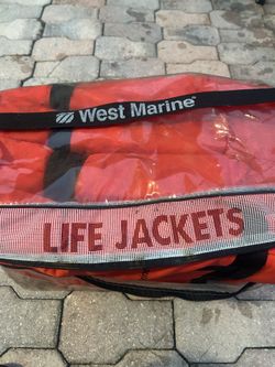 4 piece west marine adult life jacket