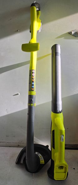 Ryobi blower and string trimmer