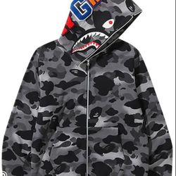 Bape Hoddie Grid Camo 
