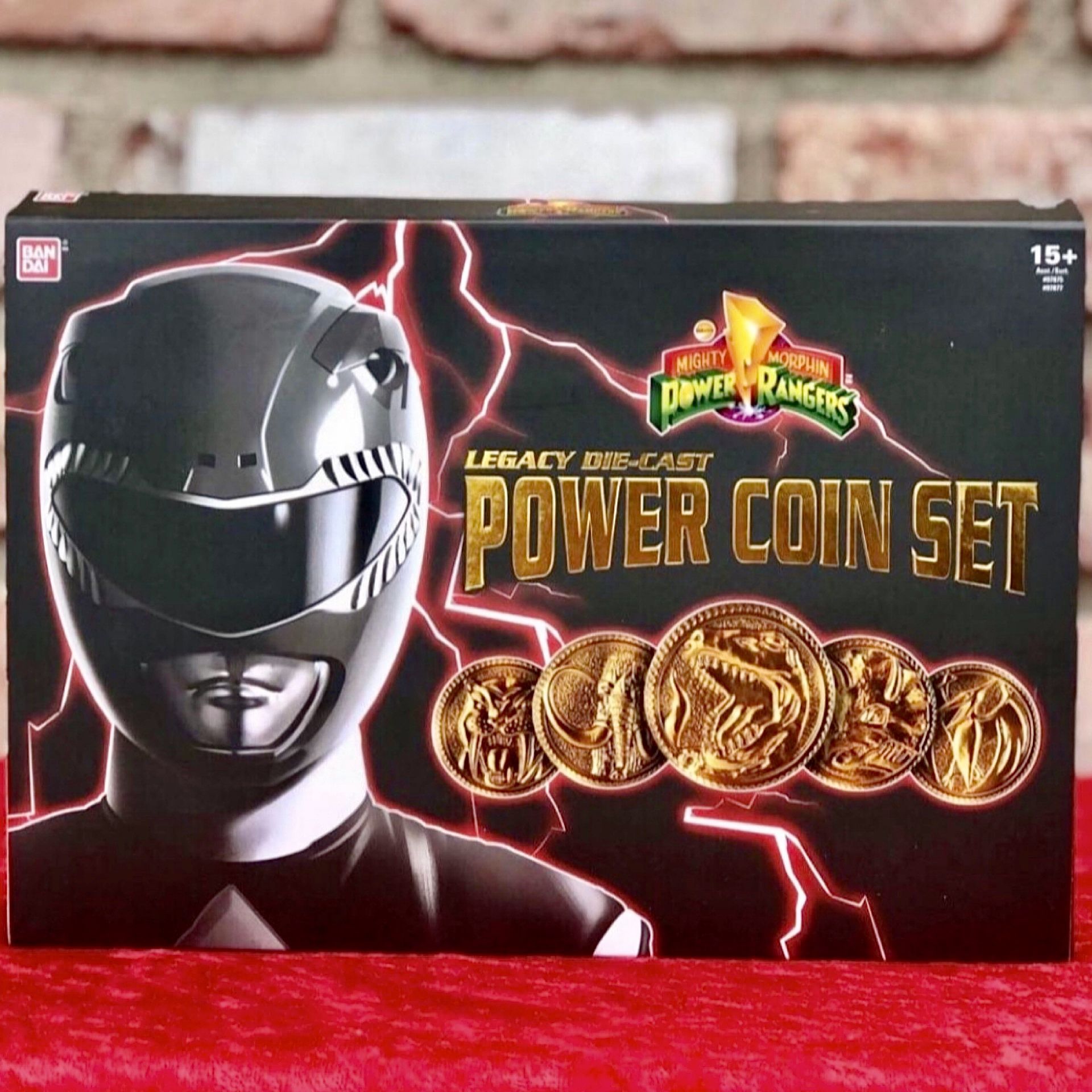 Mighty Morphin Power Rangers Legacy Die-Cast Power Coin Set
