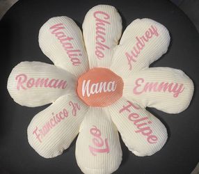 Mothers Day Custom Flower Pillows