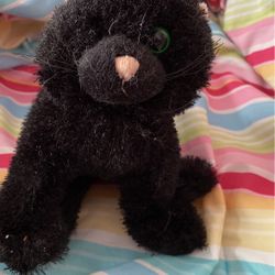 All Black Cat-Webkinz Stuffed Animal 