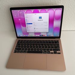 Apple MacBook Air 13 (M1 chip / 2020 / Gold) 8GB Memory 256GB storage great laptop  