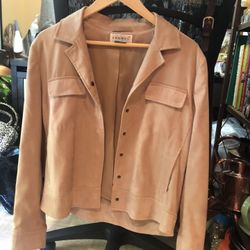 Hemmes Faux Suede jacket size 10