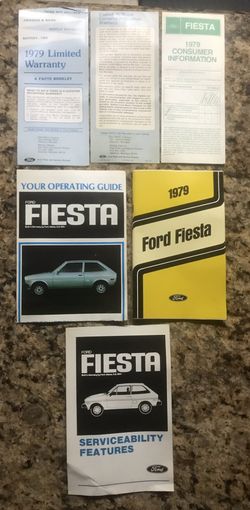 Literature Pack For ford fiesta 1979