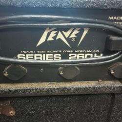 peavey amp head standard 260H series 1980 black tolex