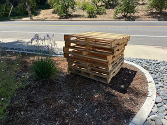 7 wood pallets FREE