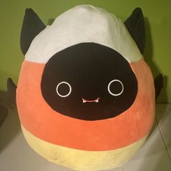 Candy corn cat stuffed animal Squishmallows