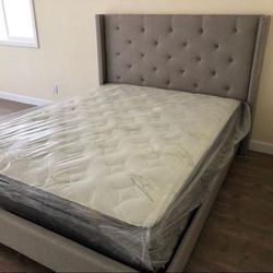 Button tufted headboards king Queen twin full frames available delivery available