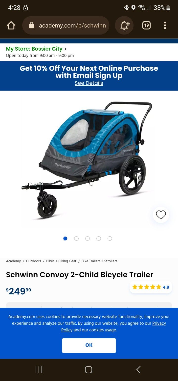 New Condition Bike/push Twin Stroller