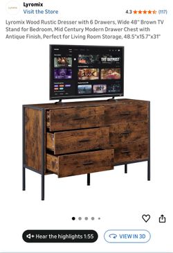 Rustic Wooden Dresser