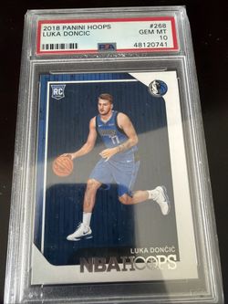 ↗️🔥🔥2018-19 Panini NBA HOOPS Luka Dončić #268 RC Rookie PSA 10 GEM MINT
