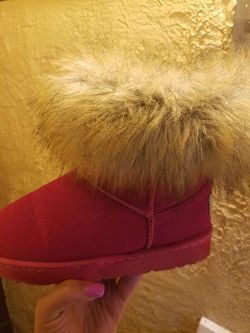 Furry boots