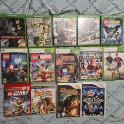 Xbox one, Xbox 360, ps3, wii GAMES