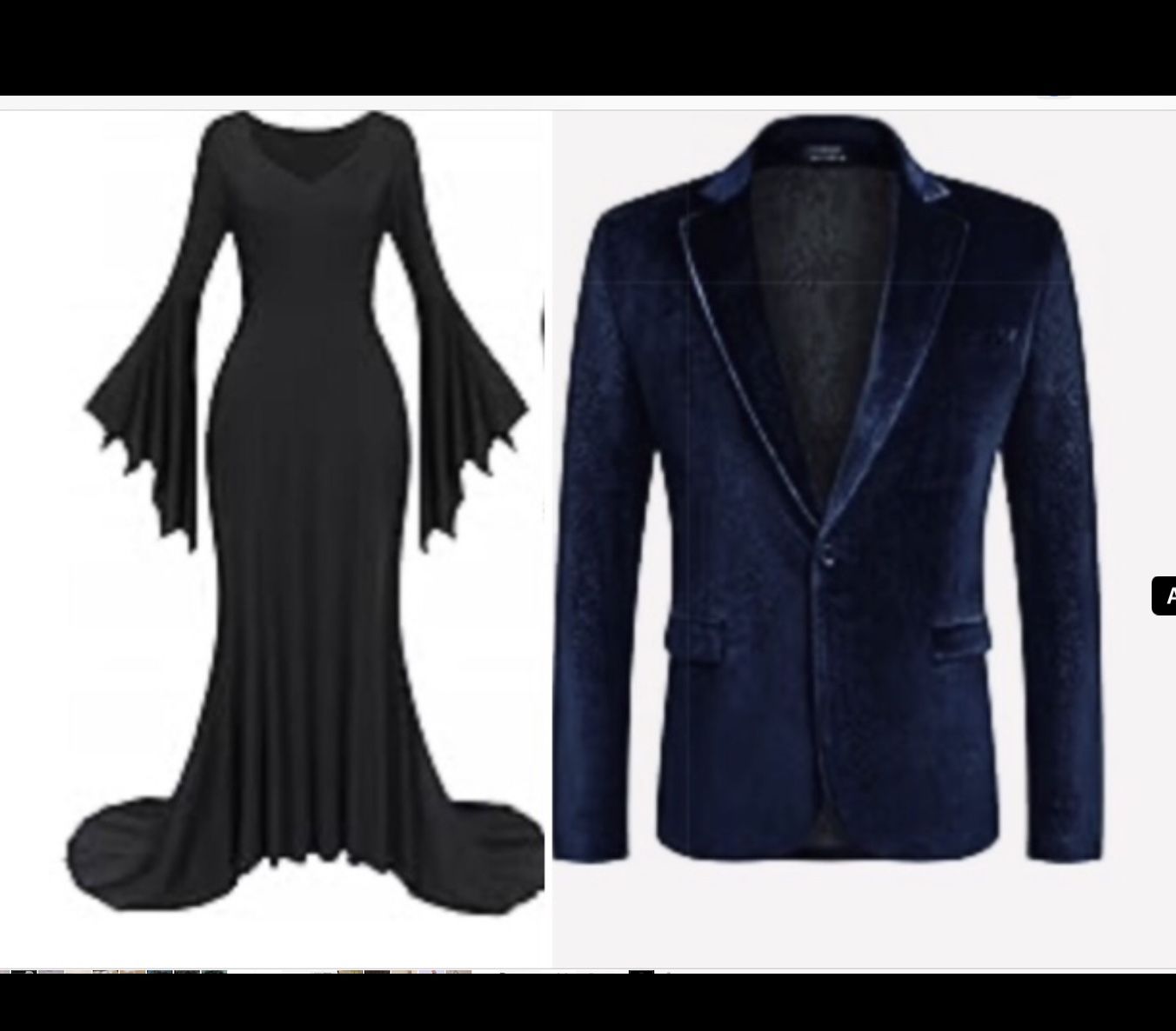 Addams Family Couples Costume