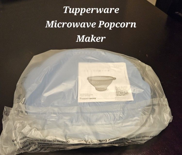 Tupperware Microwave Popcorn Maker
