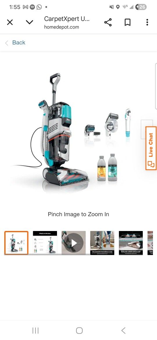 Shark Limpia Alfombras