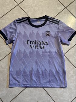 Real Madrid 2022/23 Away Jersey Karim Benzema #9 Purple Soccer Football Shirt