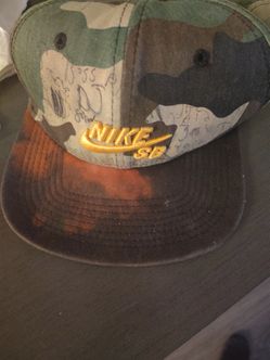 Nike hat with decorations design