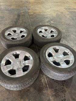 20 inch Chevy Silverado Rims And tires