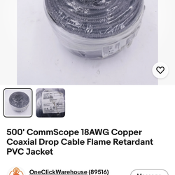 18 Awg copper wire 500ft