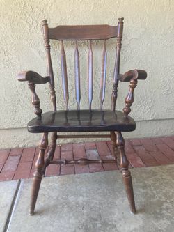 Ethan Allen wood chair