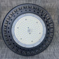 Lights 100w UFO LED HIGHT BAY.  Not New But In Good Working Conditions I Have 10 Of Them $25 Each