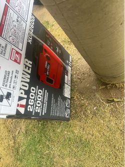 Generador ipower 2600 whatts  new in box$470 firm