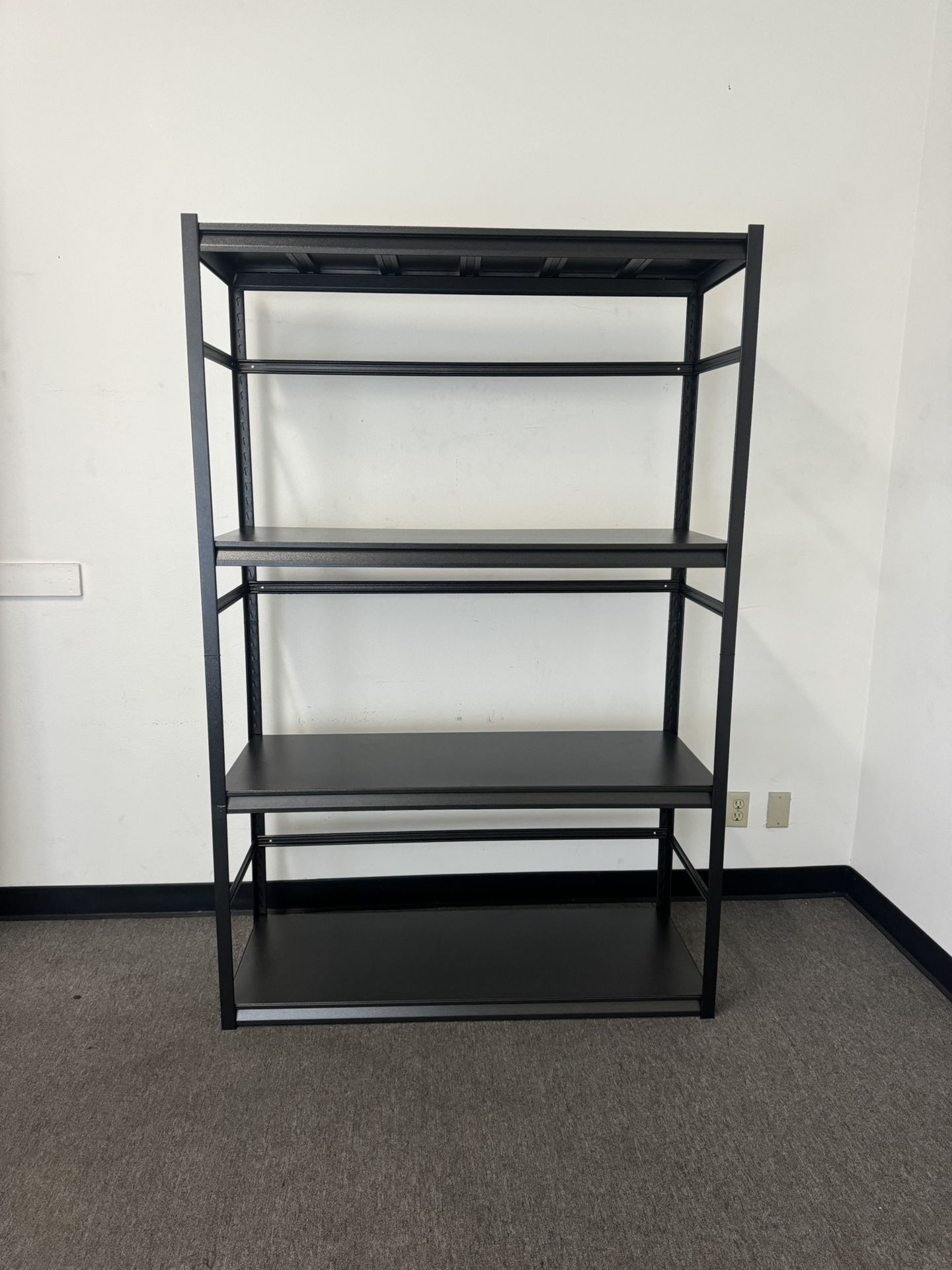 New 4 Tiers Metal Shelves 72”x48”x18” Heavy Duty 2500 Lbs Cap Garage Storage Shelf Rack