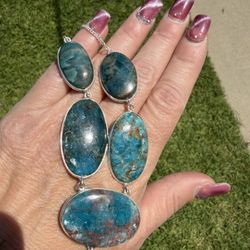 Turquoise Stone Necklace 