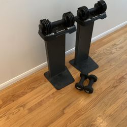 norditrack weight set with stands  