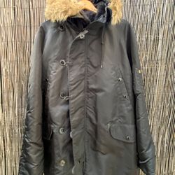 Alpha Industries - USAF Snorkel Parka (N-3B) - Black - Men’s Large
