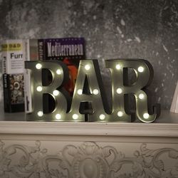 LuxenHome 7.87-in Constant LED Game room Lighted Sign