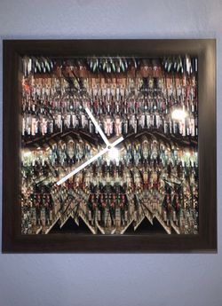 Cool Bottles of Booze Clock