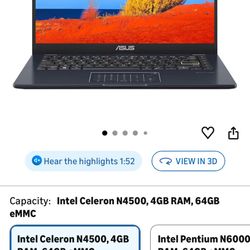 Never Been Opened E410k ASUS Laptop 