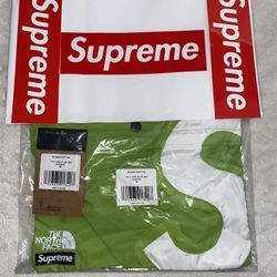 Supreme X The North Face S Logo Shoulder Bag Slime Green
