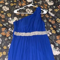 Long Blue Dress