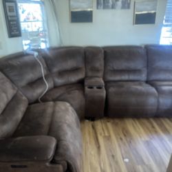Brown Sectional Sofa 