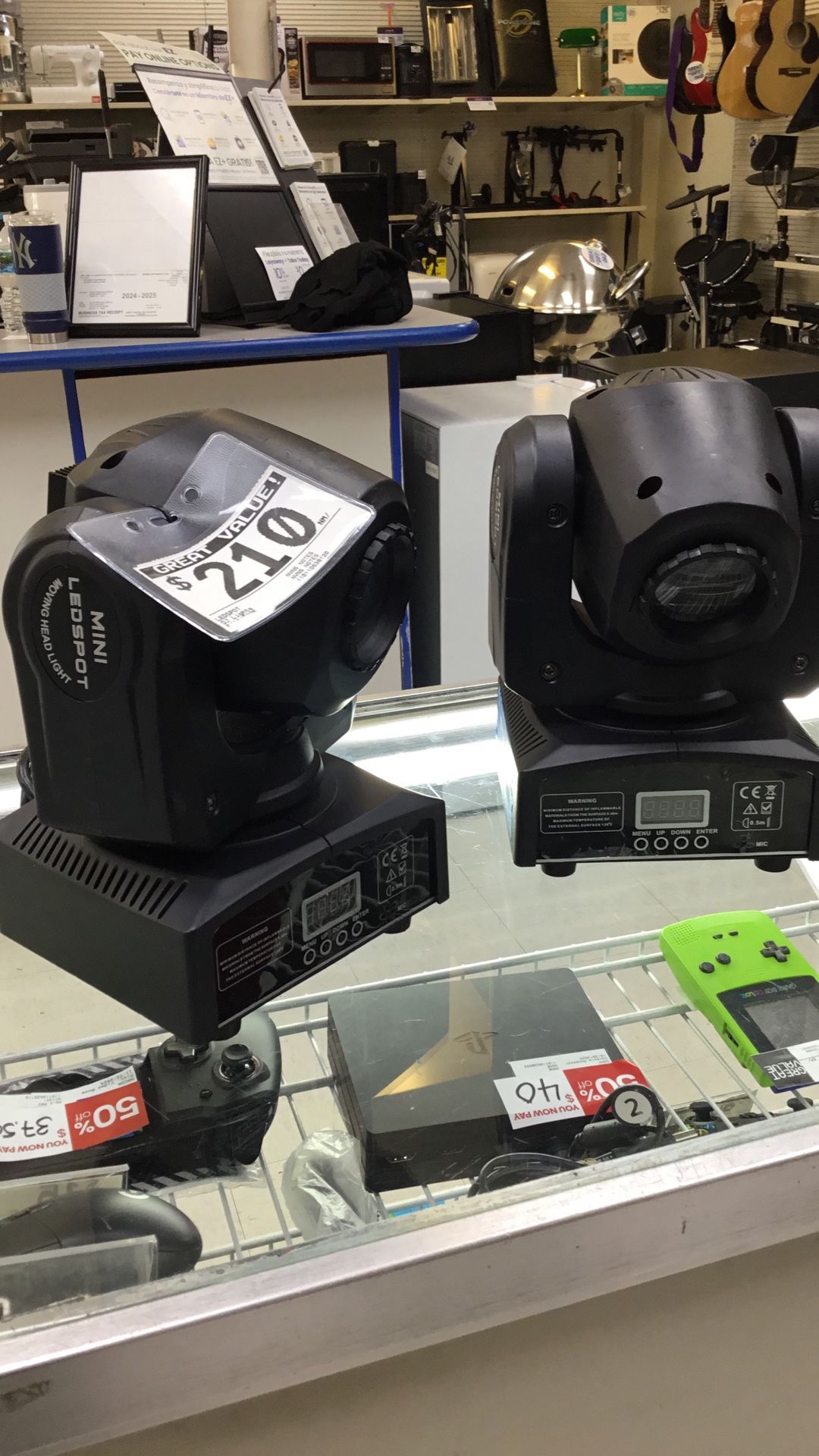 $210. Ledspot DJ Lights.