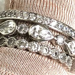 Brand New Solid 14k Gold Eternity Rings